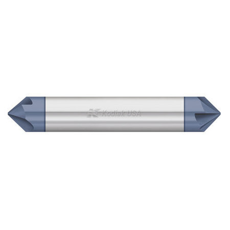 1/4 Carbide Chamfer Mill 4 Flute Double End ALTIN Coated